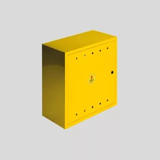 Plynová skriňa JD-MetalBox, žltá, 50x50x25 cm